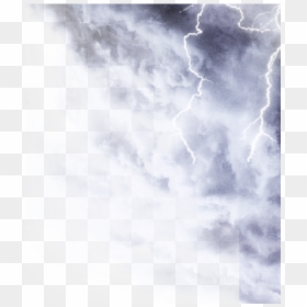 Clouds With Lightning Png, Transparent Png - lightning png