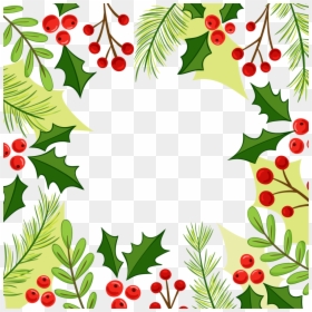 Christmas Corner Border Design Clip Art, HD Png Download - border png