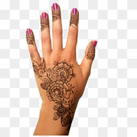 Mehendi Hand Designs Transparent Png - Henna On Hand Png, Png Download - hand png