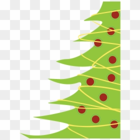 Half Christmas Tree Png, Transparent Png - christmas tree png