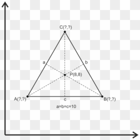 Equilateral Triangle Coordinates, HD Png Download - triangle png