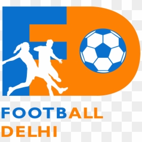 Football Delhi Logo, HD Png Download - football png