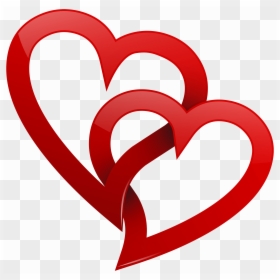 Double Heart Png, Transparent Png - hearts png