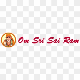 Om Sai Ram Text, HD Png Download - om png