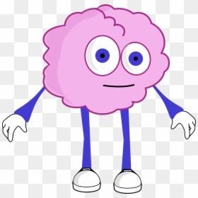 Nervous System Cartoon, HD Png Download - brain png