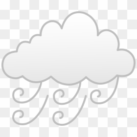Windy Weather Symbol, HD Png Download - fog png