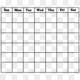31 Day Full Page Blank Calendar, HD Png Download - grid png