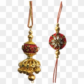 Earrings, HD Png Download - rakhi png