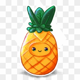 Cute Anime Cute Kawaii Pineapple, HD Png Download - pineapple png