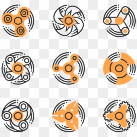 Spin Icon, HD Png Download - fidget spinner png