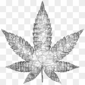 Drawing, HD Png Download - weed png