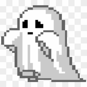 Cute Ghost Transparent - Ghost Pixel Art, HD Png Download - ghost png