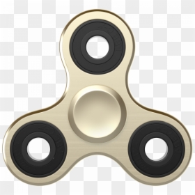 Fidget Spinner Gold Transparent, HD Png Download - fidget spinner png