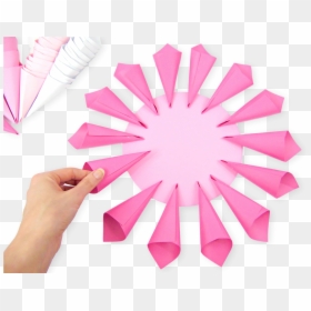 Step By Step Paper Dahlia, HD Png Download - paper png