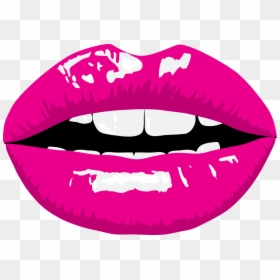 Pink Lips Clipart, HD Png Download - lips png