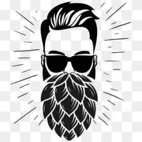 Hops Logo, HD Png Download - beard png