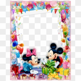 Mickey Mouse Birthday Border, HD Png Download - mickey mouse png