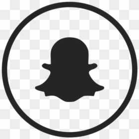Grey Snapchat Logo Png, Transparent Png - snapchat logo png transparent background