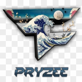 Great Wave Off Kanagawa, HD Png Download - faze logo png