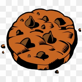 Transparent Halloween Cookie Clipart - Cartoon Chocolate Chip Cookies, HD Png Download - cookie png clipart