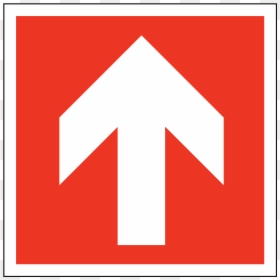 Arrow Sticker Up - Sign Safety Arrow Png, Transparent Png - white up arrow png