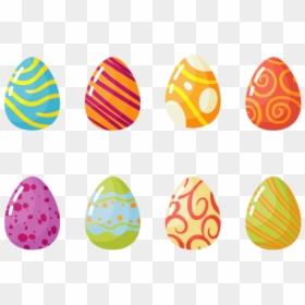 Easter Eggs Icons Vector - Oeuf De Paques Vectoriel, HD Png Download - egg vector png