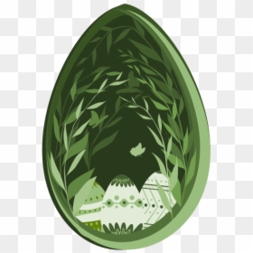 Easter Egg Papercut Easter Design Vector Illustration - Illustration, HD Png Download - egg vector png