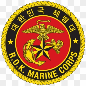 Rok Marine Corps, HD Png Download - north korean flag png