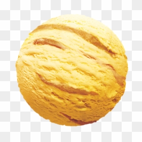 Mango Lassi - Yellow Scoop Of Ice Cream, HD Png Download - scoop png