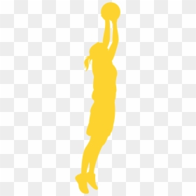 Illustration, HD Png Download - girl basketball player silhouette png