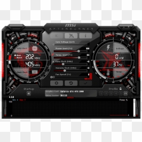 Rgb - R7 240 Overclock Msi Afterburner, HD Png Download - afterburner png