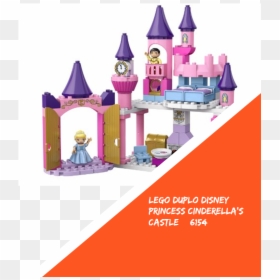 Lego Duplo Disney Princess Cinderella"s Castle - Lego 6154, HD Png Download - cinderella's castle png