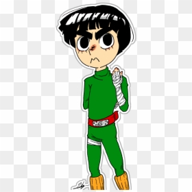 Cartoon Do Rock Lee, HD Png Download - naruto running png