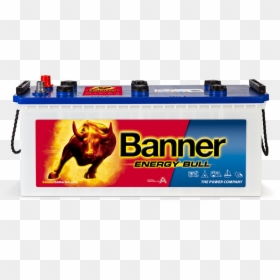 Banner Batteries, HD Png Download - charging bull png