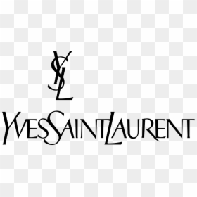 Saint Laurent White Logo, HD Png Download - vhv