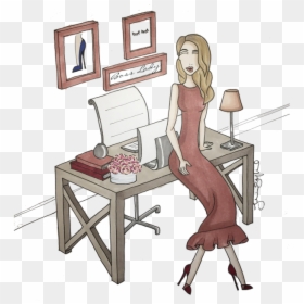 Glam Meets Girl - Writing Desk, HD Png Download - head and shoulders png