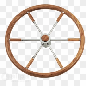 6-spoke Wheel "type - Boat Wooden Steering Wheel, HD Png Download - finger circle png