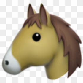#emoji #apple #cheval #horse - Horse Emoji Ios, HD Png Download - horse emoji png