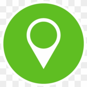 Location Pin Green 03 Boxed - Circle, HD Png Download - location sign png
