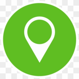 Location Pin Green 03 Boxed - Circle, HD Png Download - location sign png