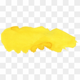 Yellow Brush Stroke Png Free, Transparent Png - yellow paint stroke png