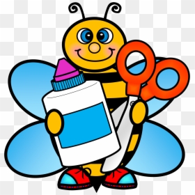 Transparent Daycare Clipart - Bee School Clip Art, HD Png Download - school clip art png