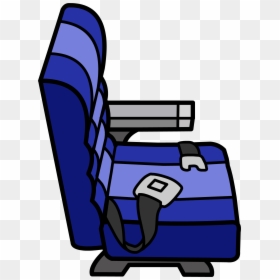 Airplane Clipart Chair - Airplane Seat Clip Art, HD Png Download - airplane outline png