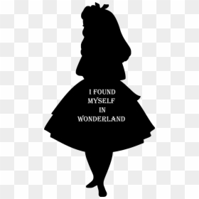 I Have A Huge Obsession With Alice In Wonderland Disney - Alice In Wonderland Shadow, HD Png Download - alice in wonderland silhouette png