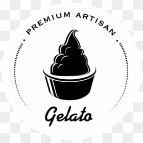 Gelato Ice Cream Logo, HD Png Download - ice cream logo png