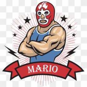 Luchador Vector, HD Png Download - luchador png