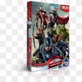 Quebra Cabeca Avengers, HD Png Download - os vingadores png