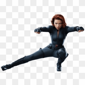 Scarlett Johansson - Marvel Superheroes Black Widow, HD Png Download - os vingadores png