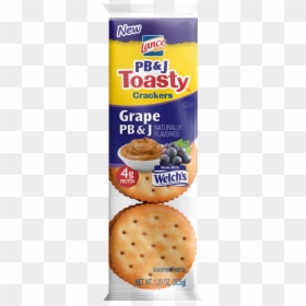 Lancez Peanut Butter And Jelly Crackers, HD Png Download - ritz cracker png