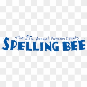 Mti The 25th Annual Putnam County Spelling Bee Logo - Calligraphy, HD Png Download - spelling bee png